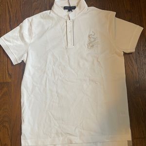 Shanghai Tang Pique White Polo